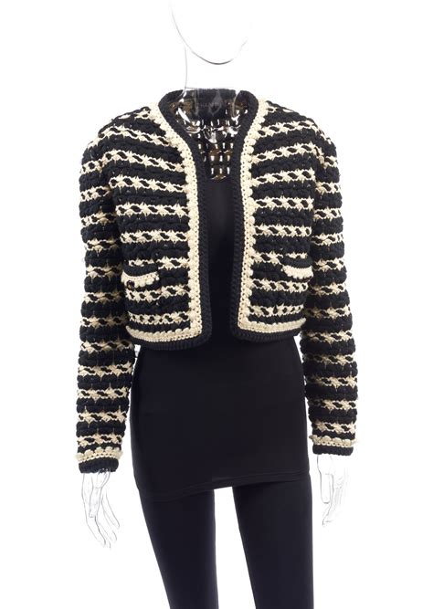 chanel winter wear|Chanel jacket black and white.